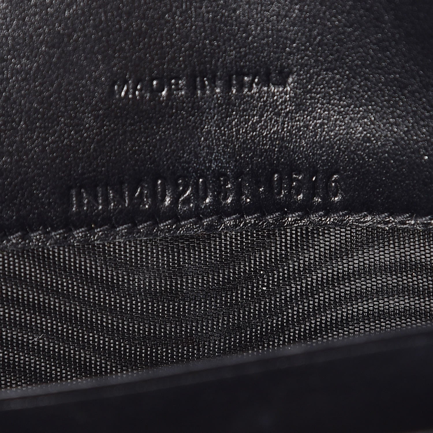 Saint Laurent Velvet Leopard Print Monogram Envelope Chain Wallet Black 10 of 11