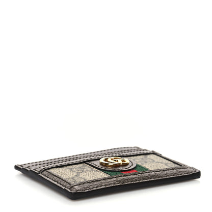 Gucci GG Supreme Monogram Ophidia Card Holder Brown 4 of 8