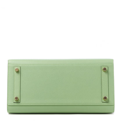 Hermes Epsom Sellier Birkin 30 Vert Criquet 5 of 32