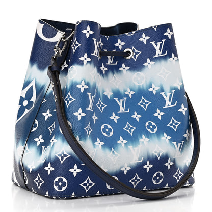 Louis Vuitton Monogram Escale Neonoe MM Blue 3 of 12