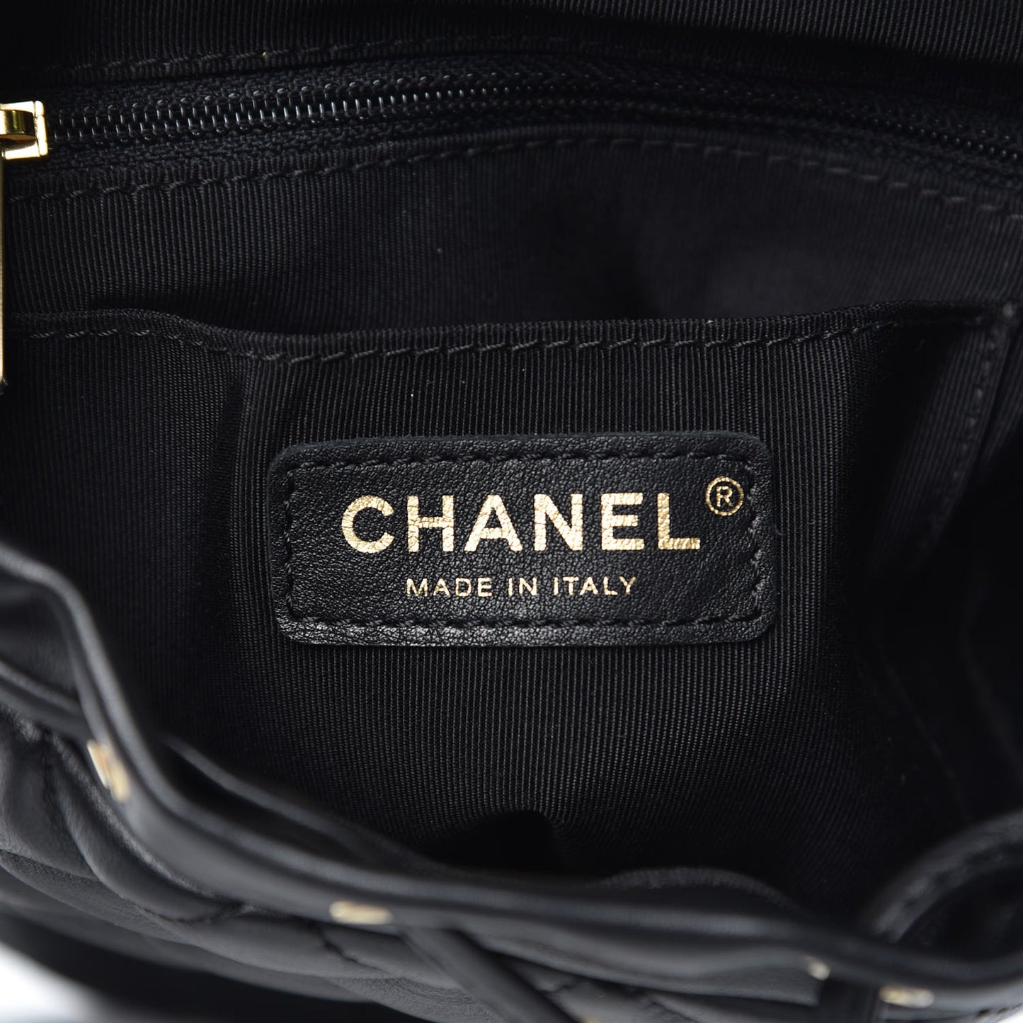 Calfskin Quilted Mini Urban Spirit Backpack Black