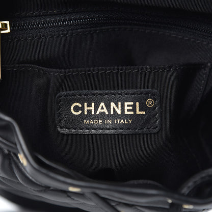 Chanel Calfskin Quilted Mini Urban Spirit Backpack Black 6 of 10
