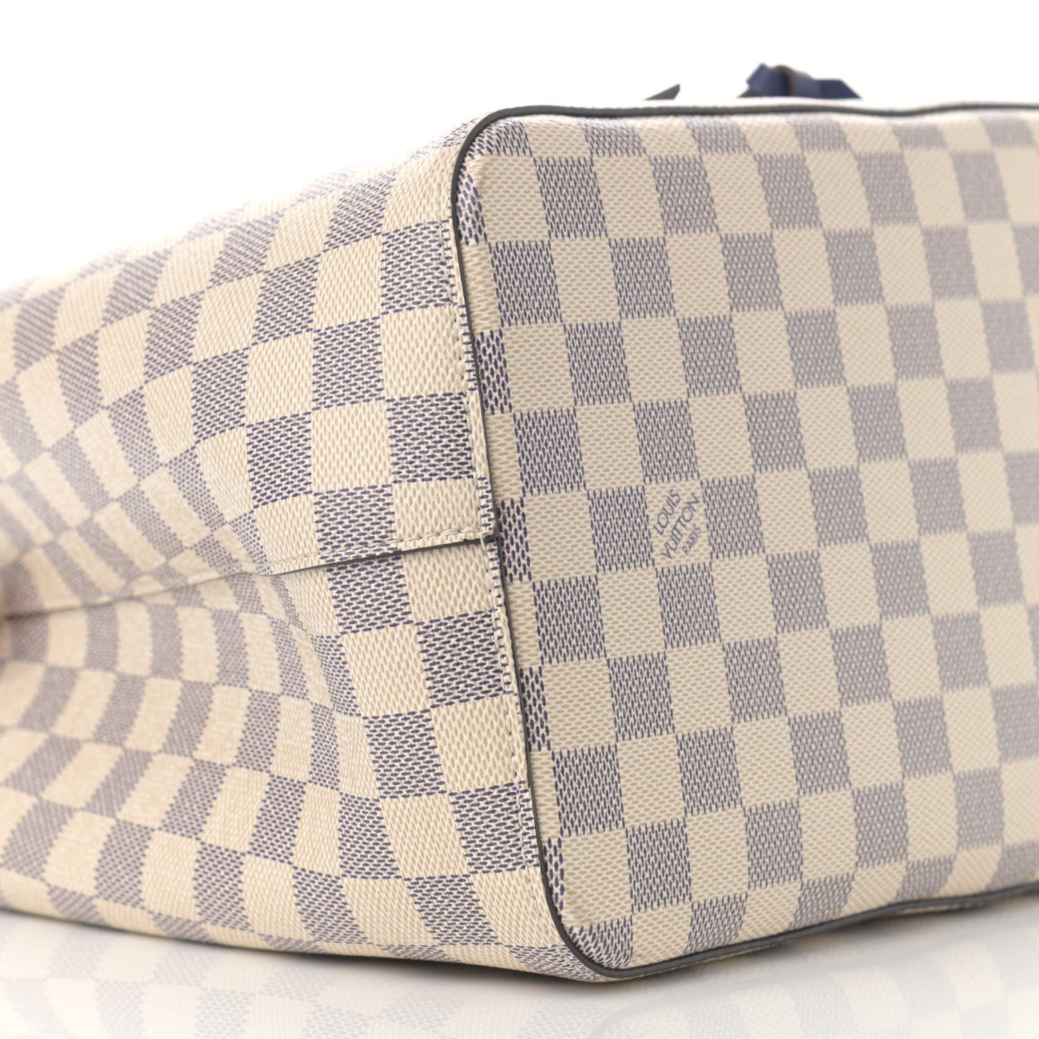 Louis Vuitton Damier Azur Braided Neonoe MM Blue 9 of 12