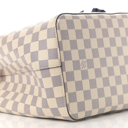 Louis Vuitton Damier Azur Braided Neonoe MM Blue 9 of 12