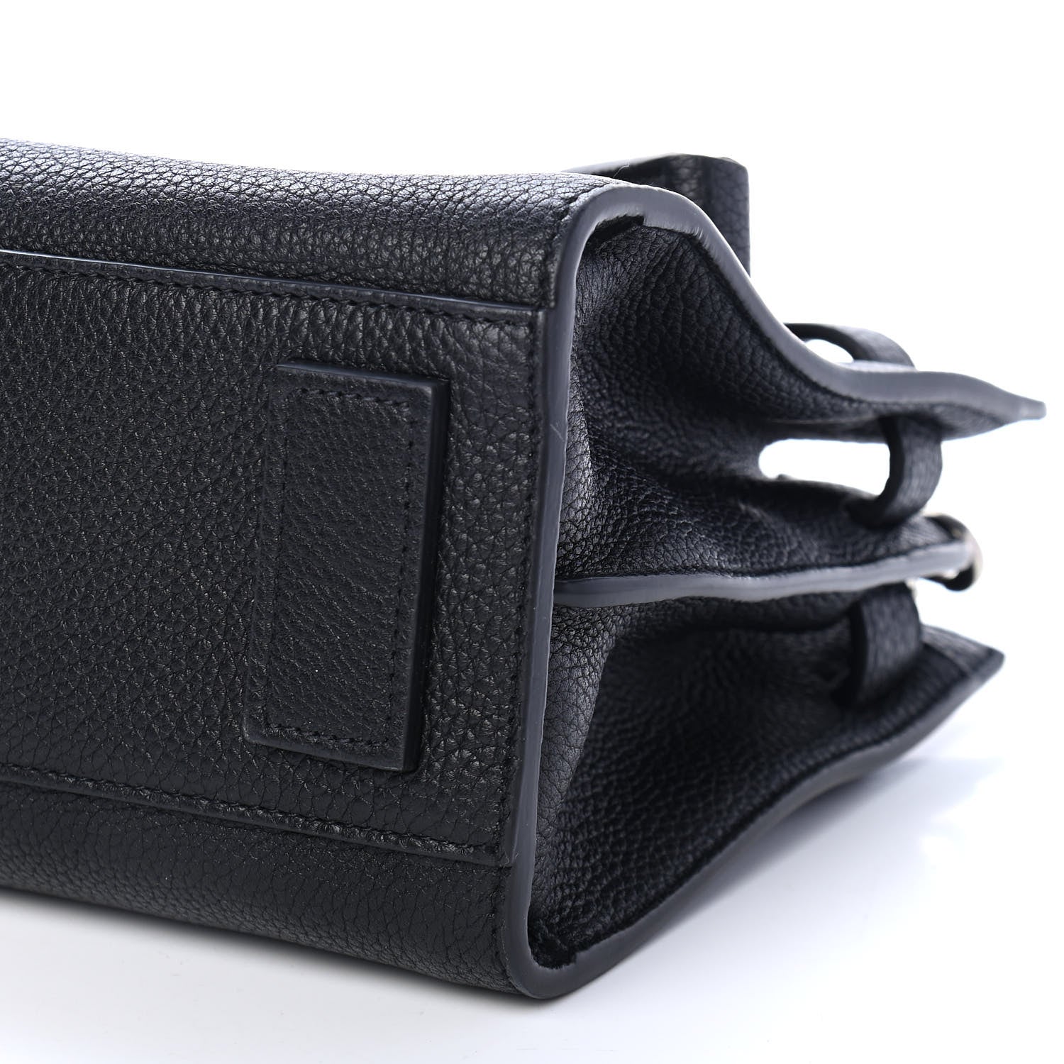 Saint Laurent Grained Calfskin Nano Sac De Jour Souple Black 8 of 8