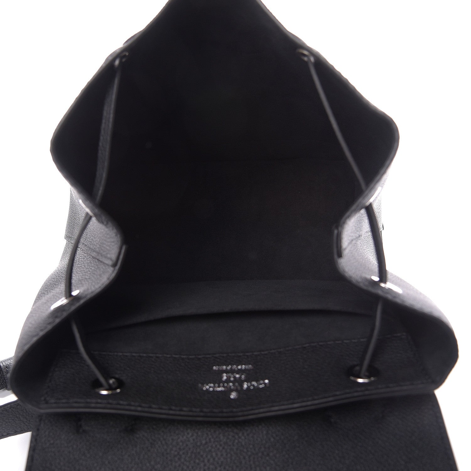 Louis Vuitton Calfskin Lockme Backpack Black 5 of 10