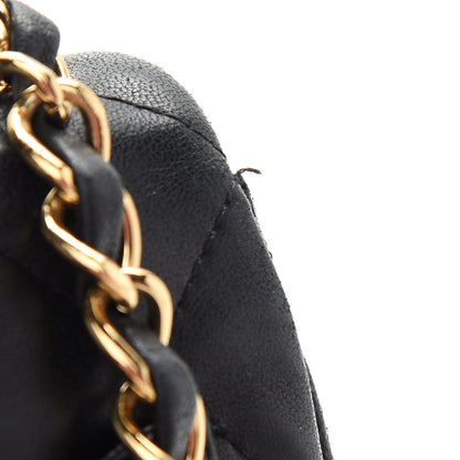Chanel Lambskin Quilted Mini Square Flap Black 9 of 9