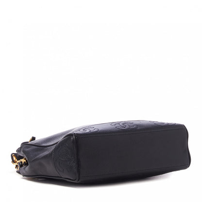 Chanel Caviar CC Shoulder Bag Navy Blue 3 of 8