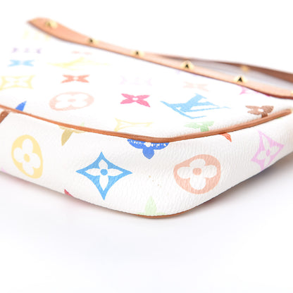 Louis Vuitton Monogram Multicolor Pochette Accessories White 10 of 13