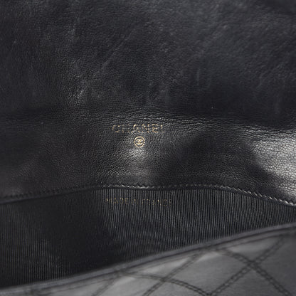 Chanel Calfskin Diamond Stitched Clutch Black 5 of 6