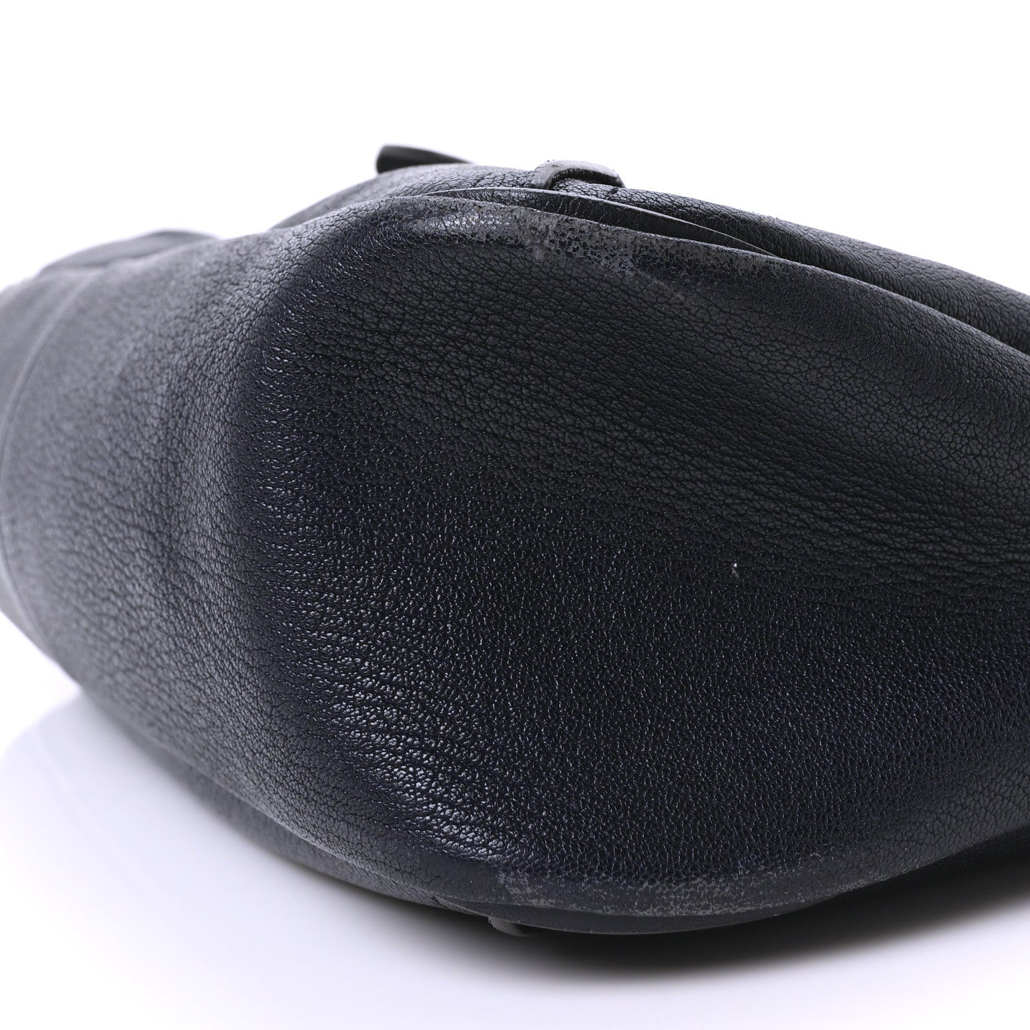 Chloe Grained Lambskin Calfskin Medium Lexa Shoulder Bag Navy 9 of 9