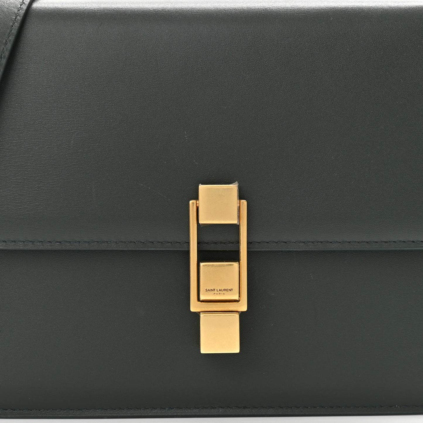 Smooth Calfskin Carre Satchel Green
