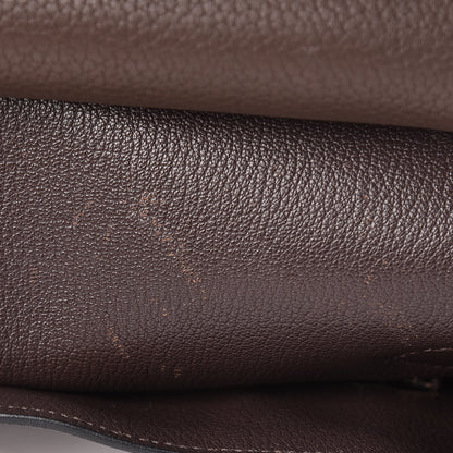 Hermes Taurillon Clemence Jypsiere 34 Chocolate 8 of 29