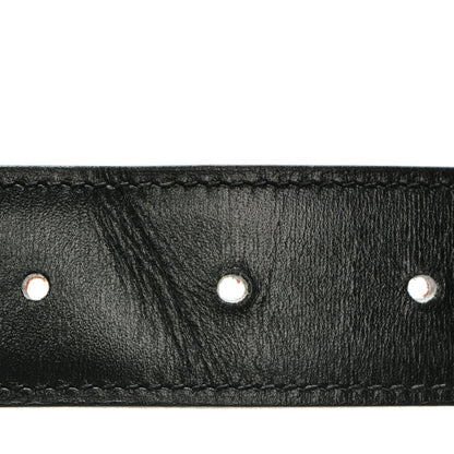 Hermes Togo Box 32mm H Belt 80 Orange Black 7 of 18