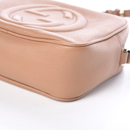 Gucci Pebbled Calfskin Small Soho Disco Bag Camelia 6 of 9