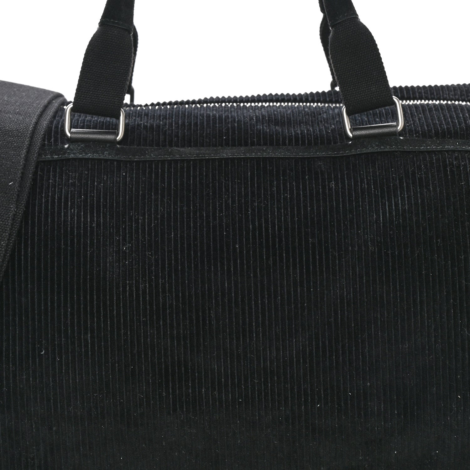 Saint Laurent Corduroy Andy Duffle Bag Black 8 of 10