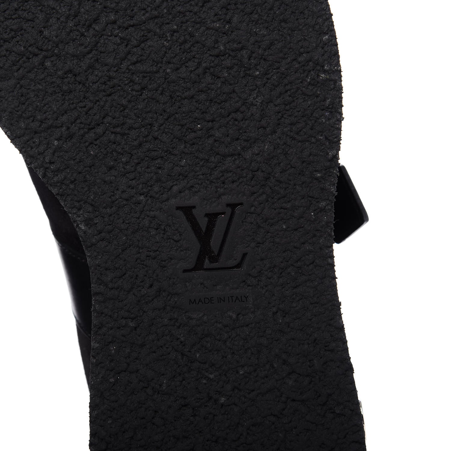 Louis Vuitton Calfskin Suede Mens Creeper Ankle Boots 9.5 Black 6 of 8