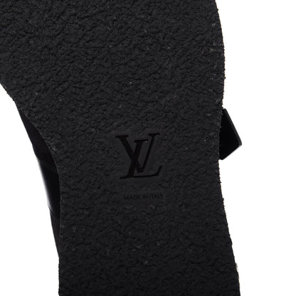 Louis Vuitton Calfskin Suede Mens Creeper Ankle Boots 9.5 Black 6 of 8