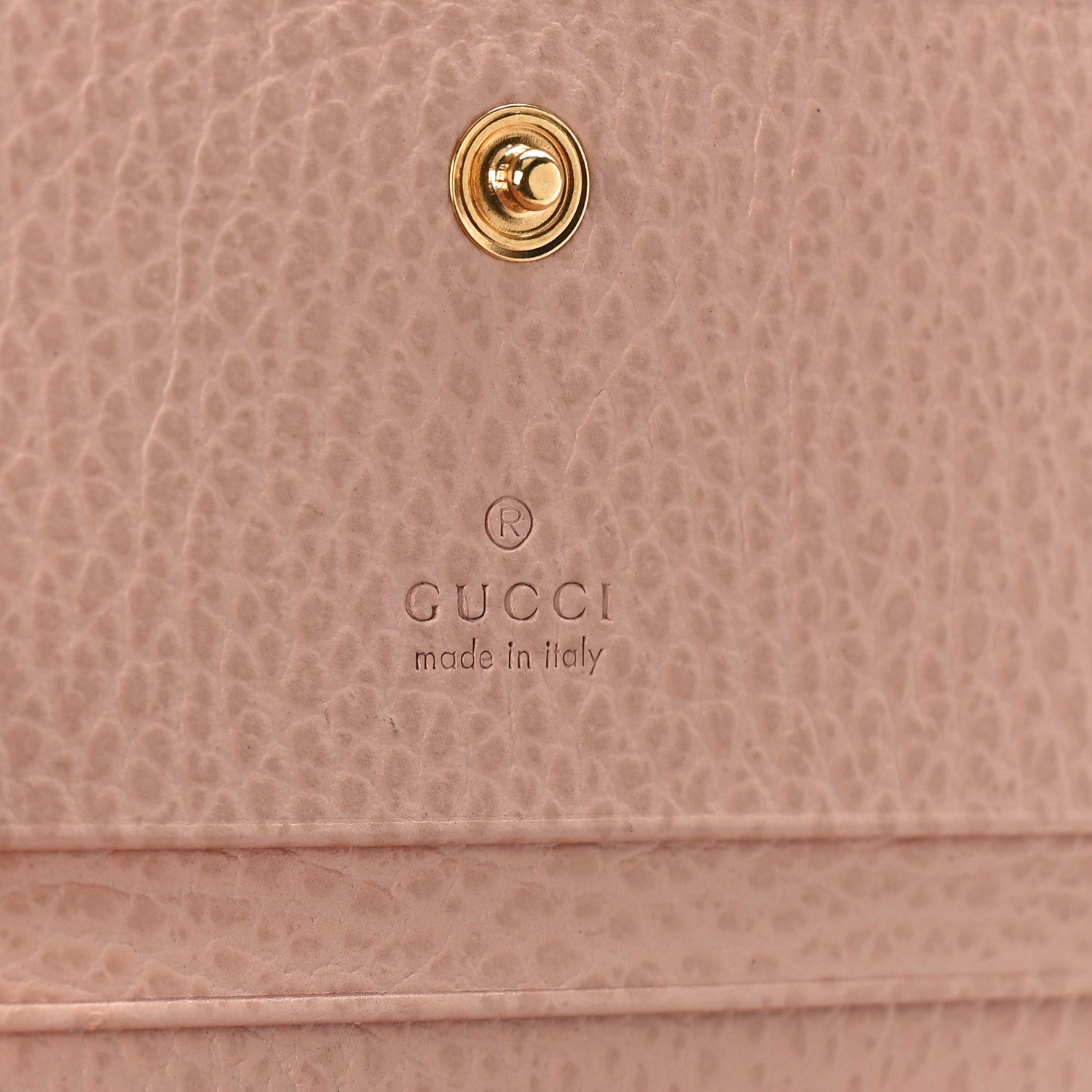 Gucci Dollar Calfskin GG Supreme Monogram GG Marmont Card Case Perfect Pink Beige Mystic White 6 of 8