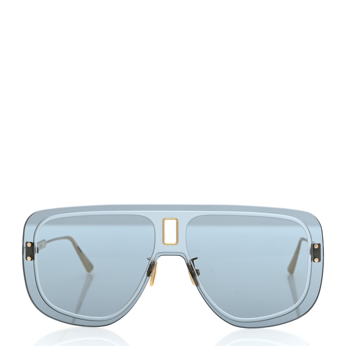 UltraDior Mask Sunglasses Gold Blue