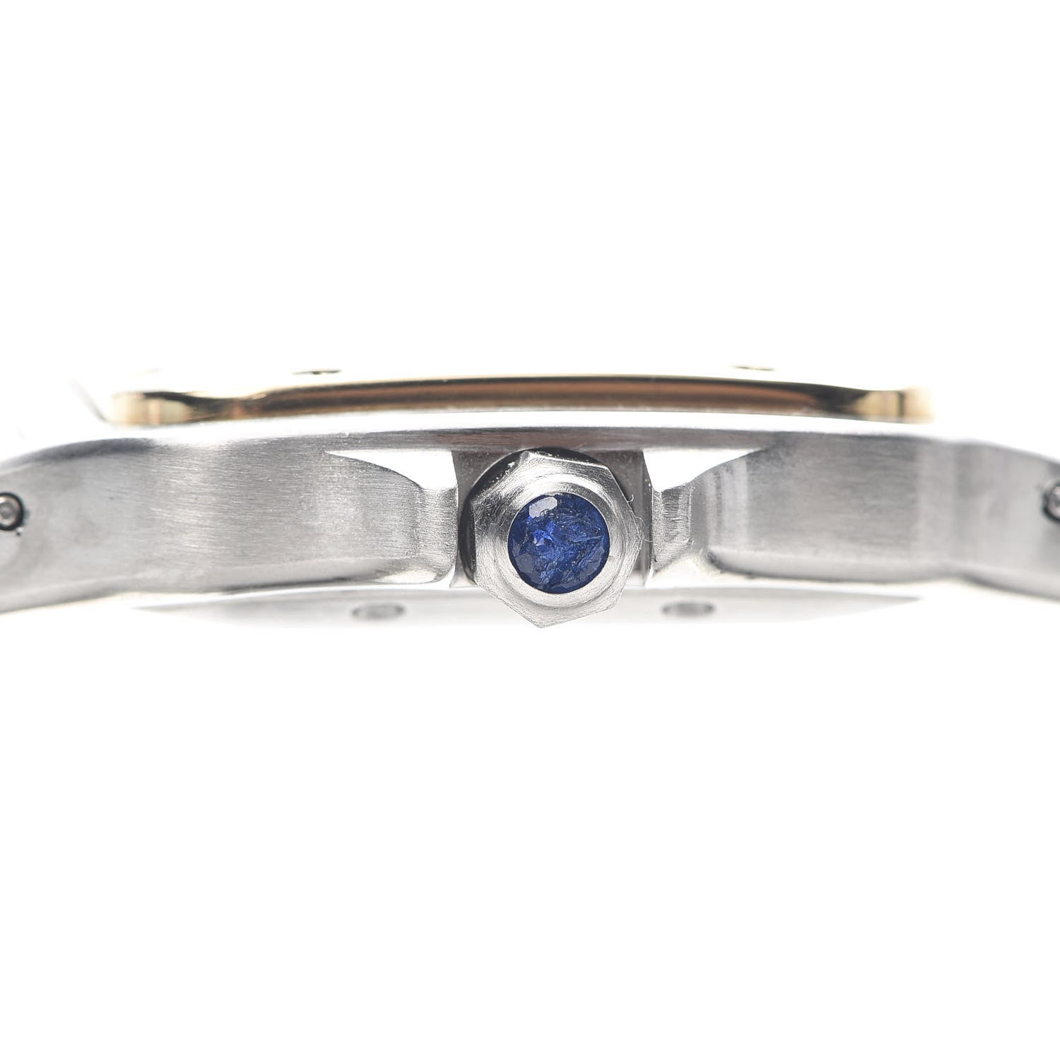 Cartier Stainless Steel 18K Yellow Gold 29mm Santos De Cartier Galbee Automatic Watch 6 of 6
