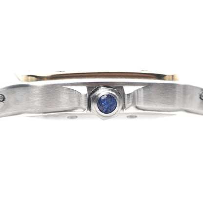 Cartier Stainless Steel 18K Yellow Gold 29mm Santos De Cartier Galbee Automatic Watch 6 of 6