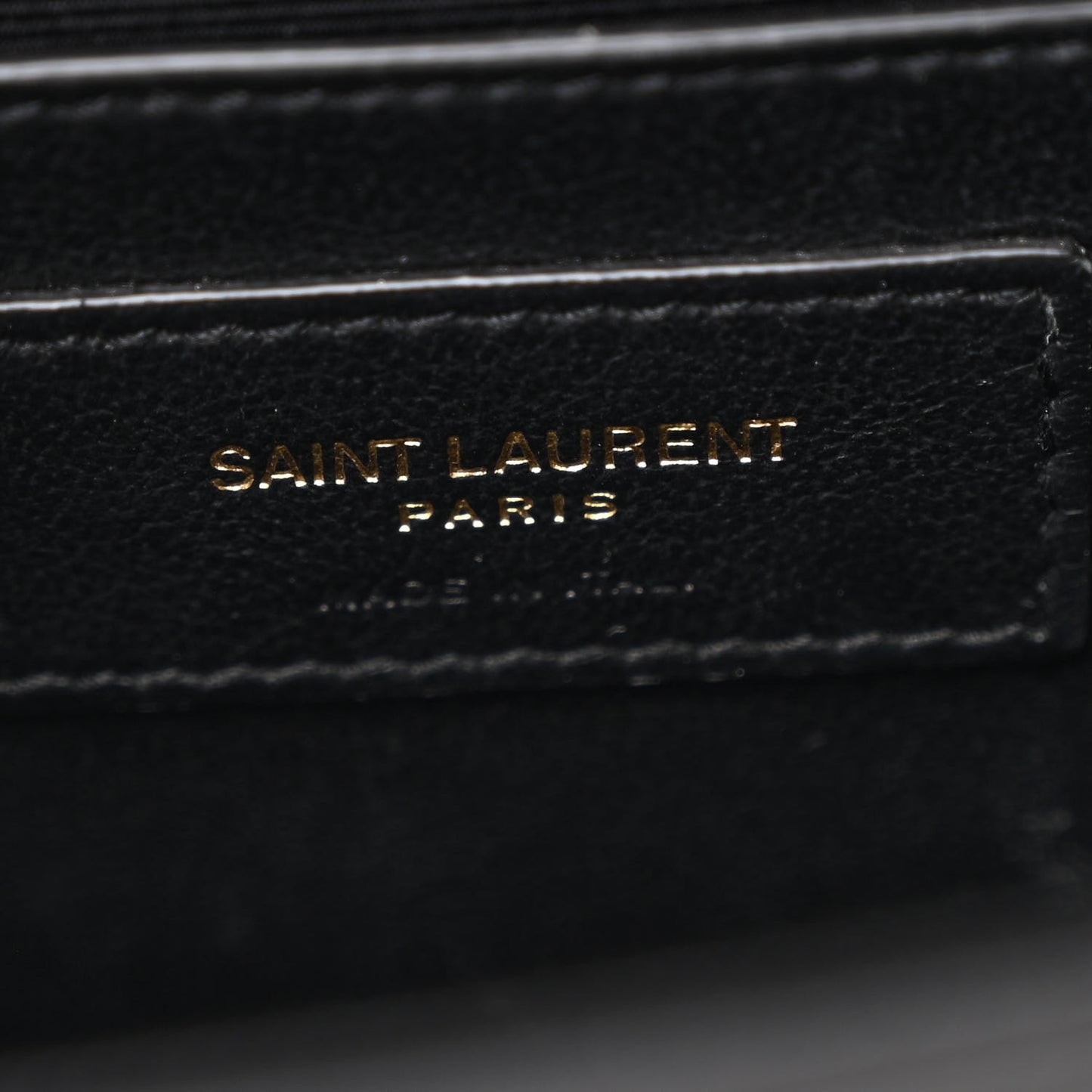 Grain De Poudre Medium Classic Monogram Kate Satchel Black