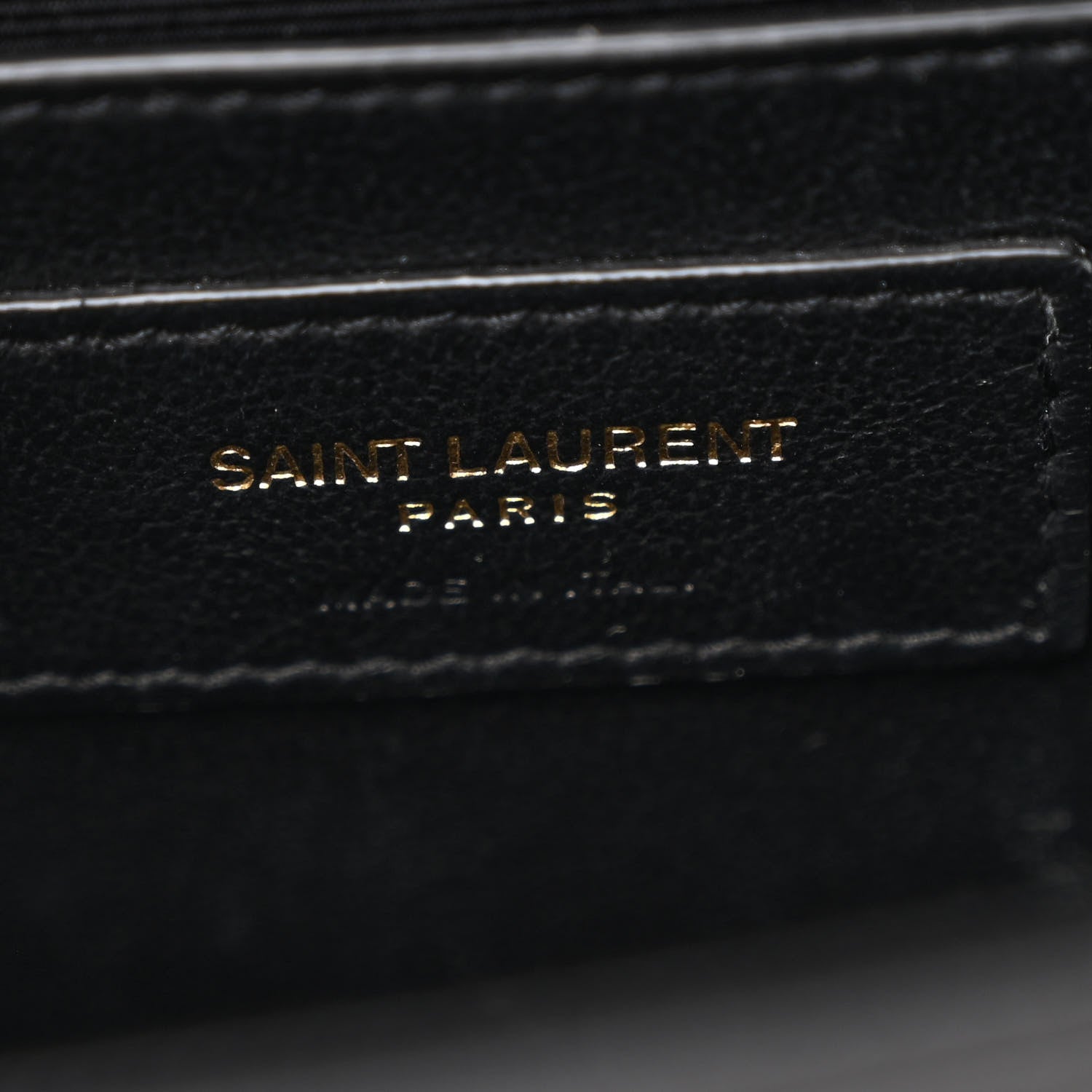 Saint Laurent Grain De Poudre Medium Classic Monogram Kate Satchel Black 6 of 10