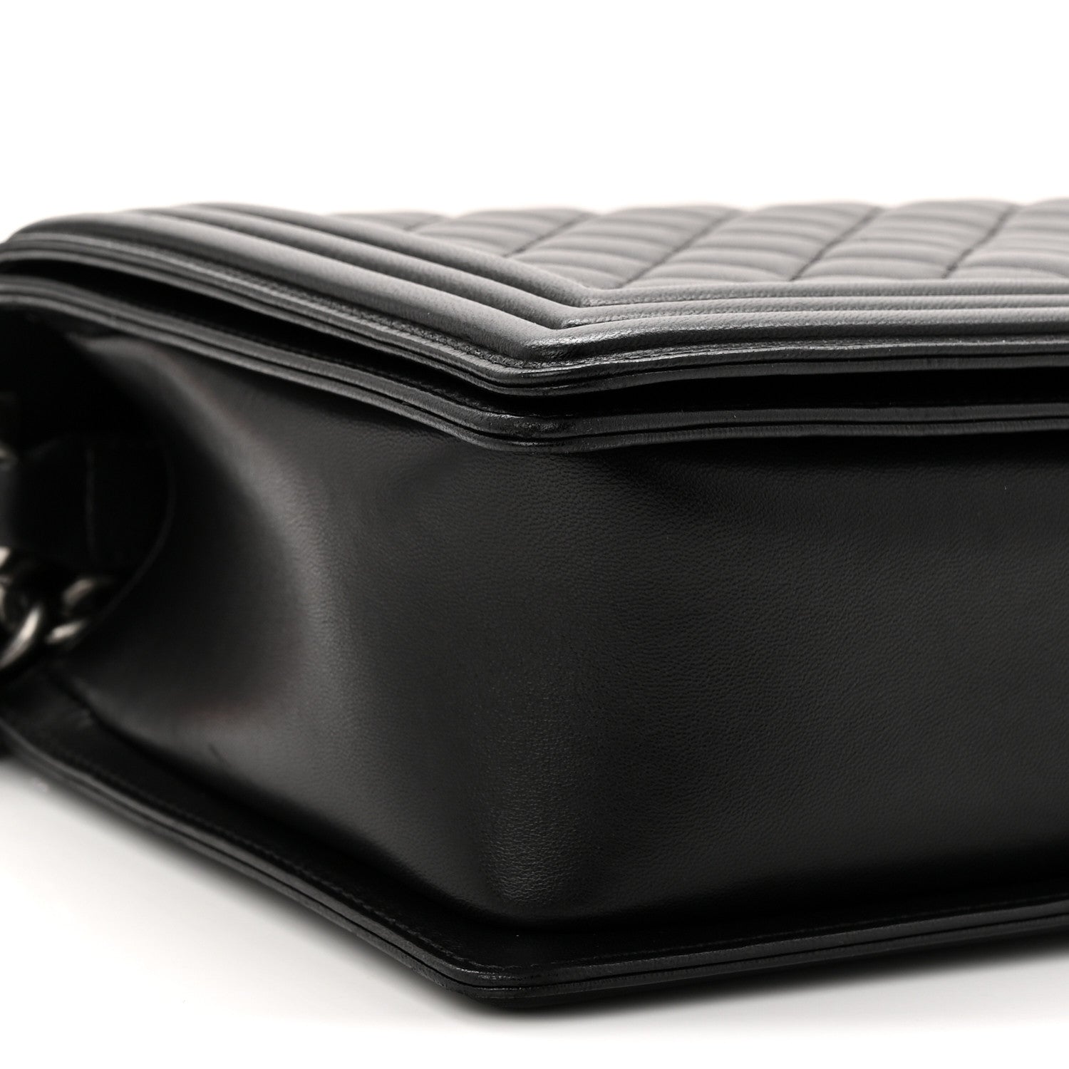 Chanel Lambskin Quilted New Medium Boy Flap Black 9 of 10
