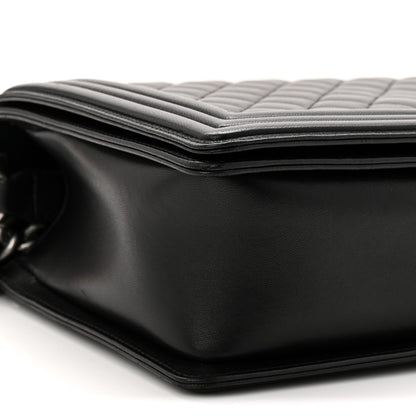 Chanel Lambskin Quilted New Medium Boy Flap Black 9 of 10