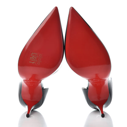 Christian Louboutin Patent Iriza 100 Pumps 37 Black 6 of 9