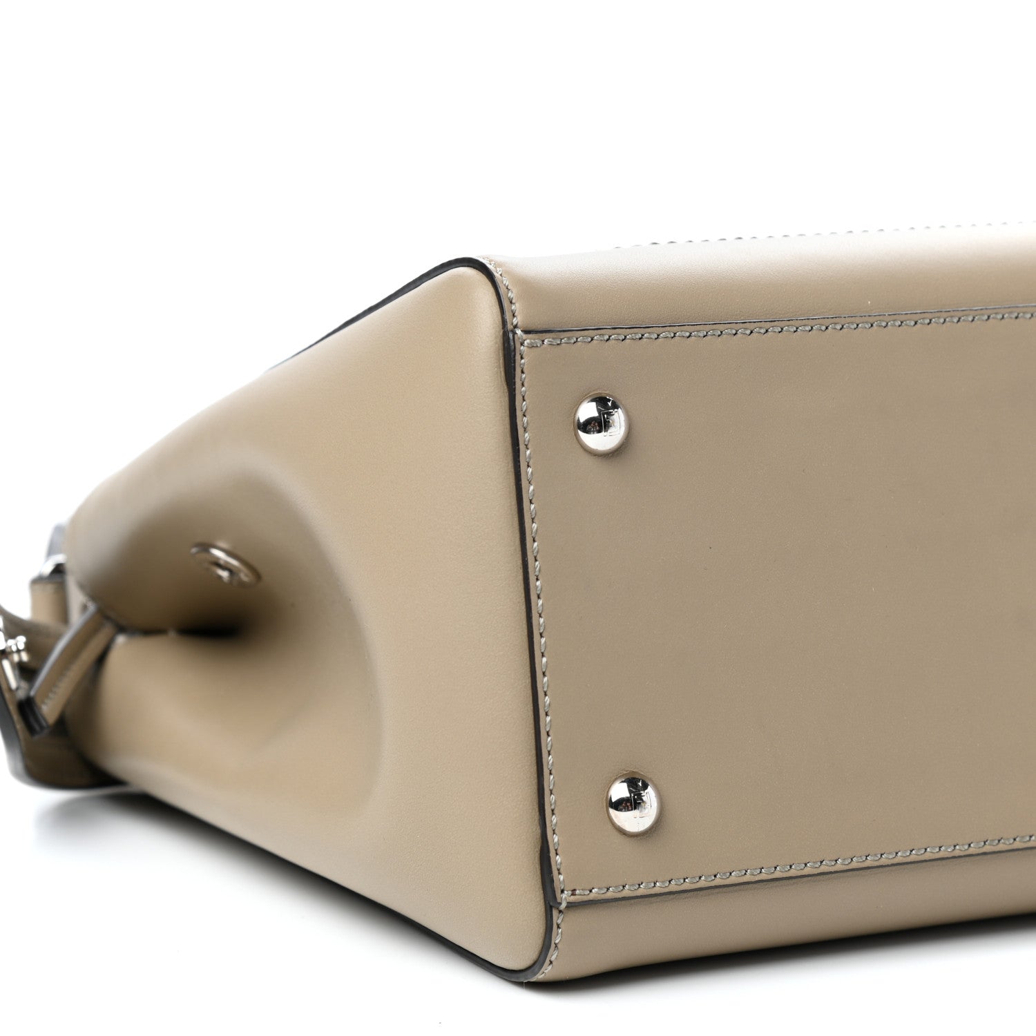 Fendi Vitello Baltico Dolce DotCom Satchel Tortora Papavero 9 of 11