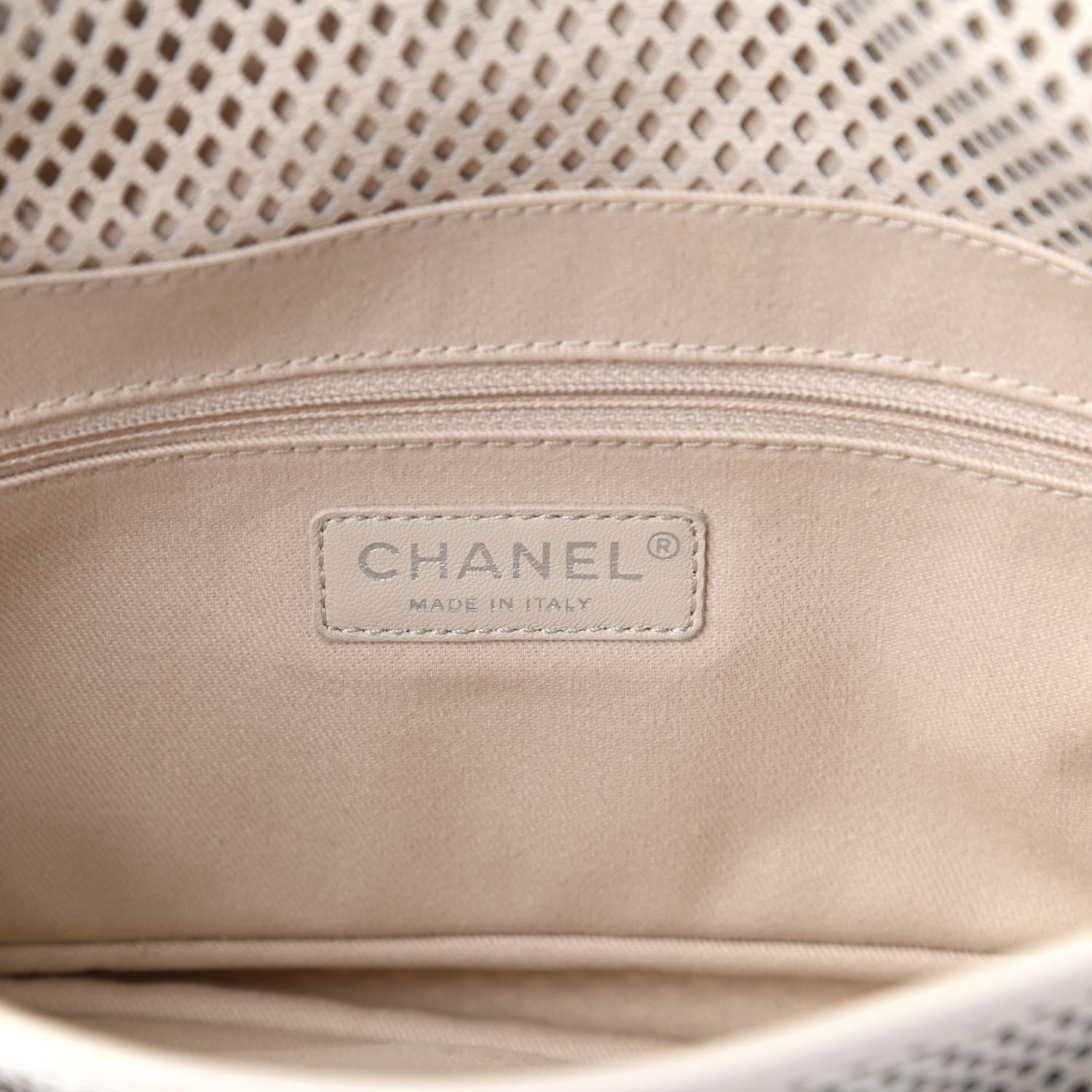 Chanel Perforated Calfskin Up In The Air Flap White 9 of 13