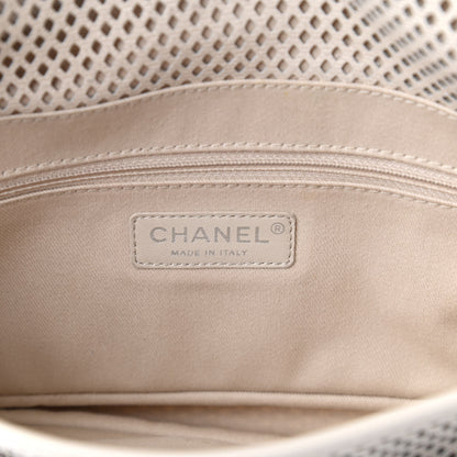 Chanel Perforated Calfskin Up In The Air Flap White 9 of 13