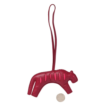 Hermes Milo Lambskin Rooroo Bag Charm Rouge H Rose Ete 2 of 4