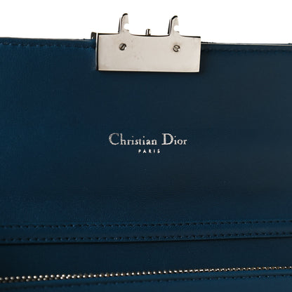 Christian Dior Lambskin Cannage Miss Dior Chain Wallet Navy 6 of 12