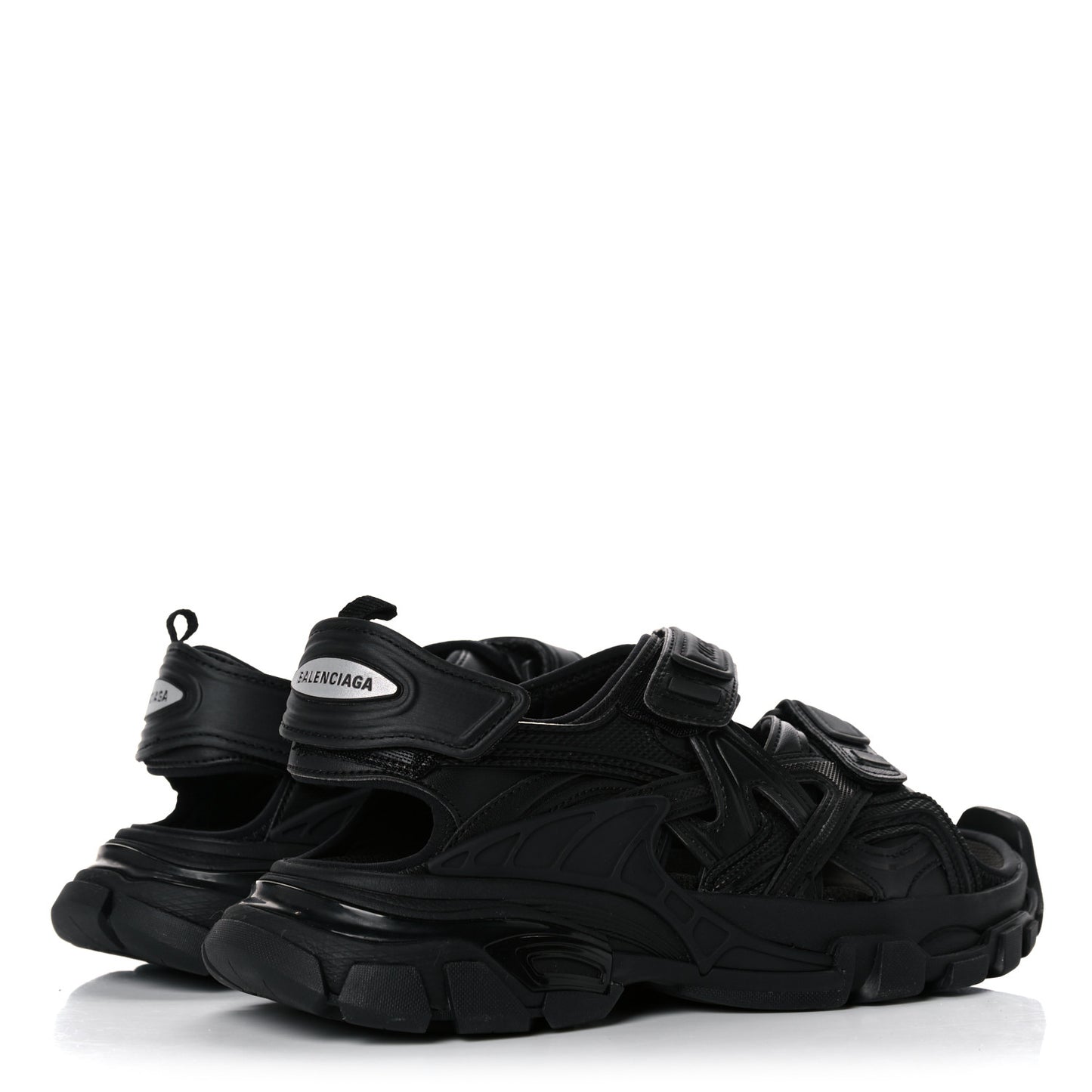 Neoprene Rubber Womens Track Sandals 36 Black