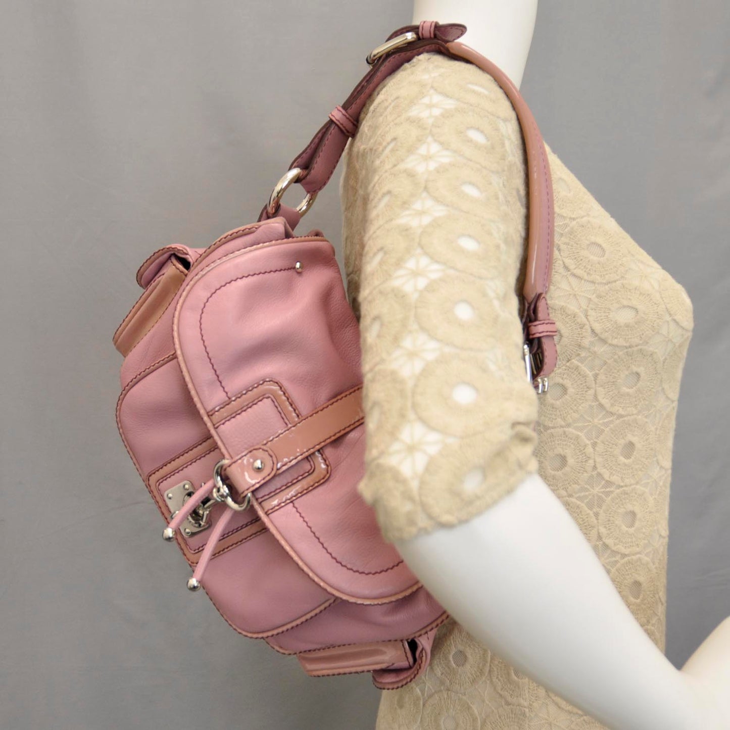 Calfskin Leather Selma Lavender