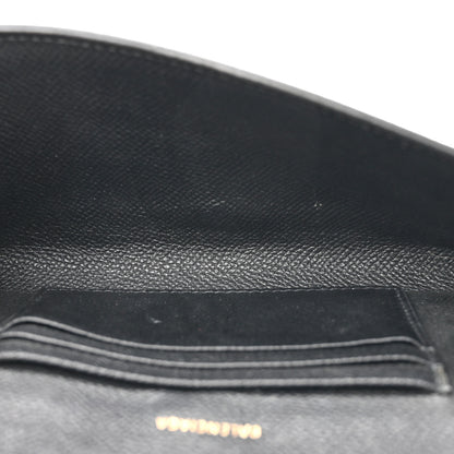 Balenciaga Signature Grained Calfskin Graffiti BB Chain Wallet Black Multicolor 5 of 14