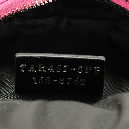 Fendi Nylon Shiny Nappa Nutria Fox Fur Monster Eyes Mini Backpack Charm Lollypop Rosa Fluo Multicolor 5 of 8