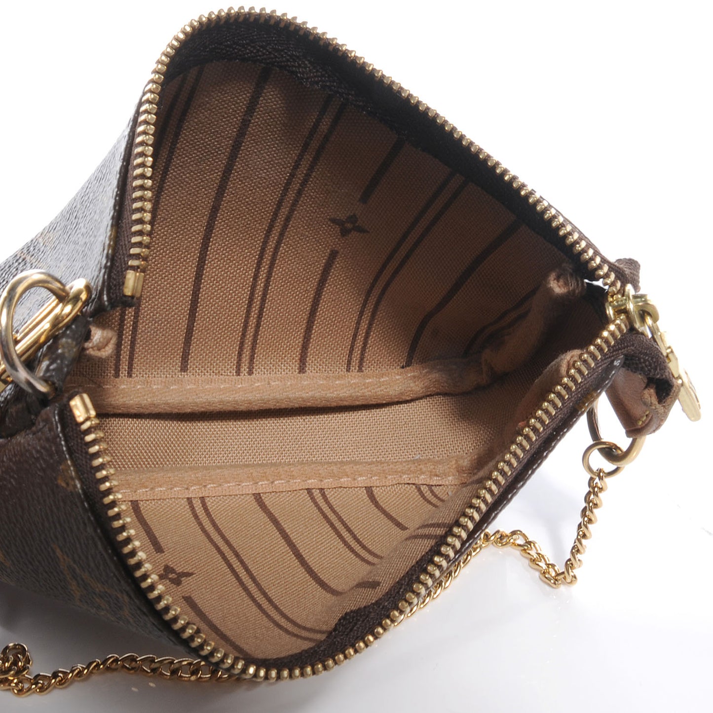 Monogram Complice Trunks and Bags Mini Pochette Accessories Beige