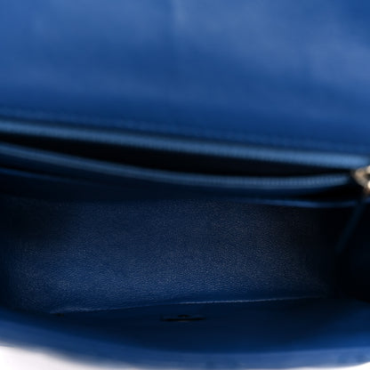 Chanel Lambskin Quilted Mini Square Flap Blue 5 of 10