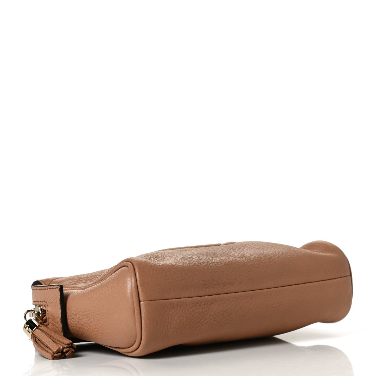 Pebbled Calfskin Soho Cosmetic Case Camelia