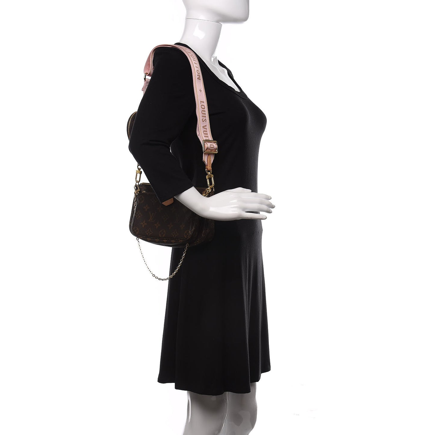 Monogram Multi Pochette Accessories Rose Clair