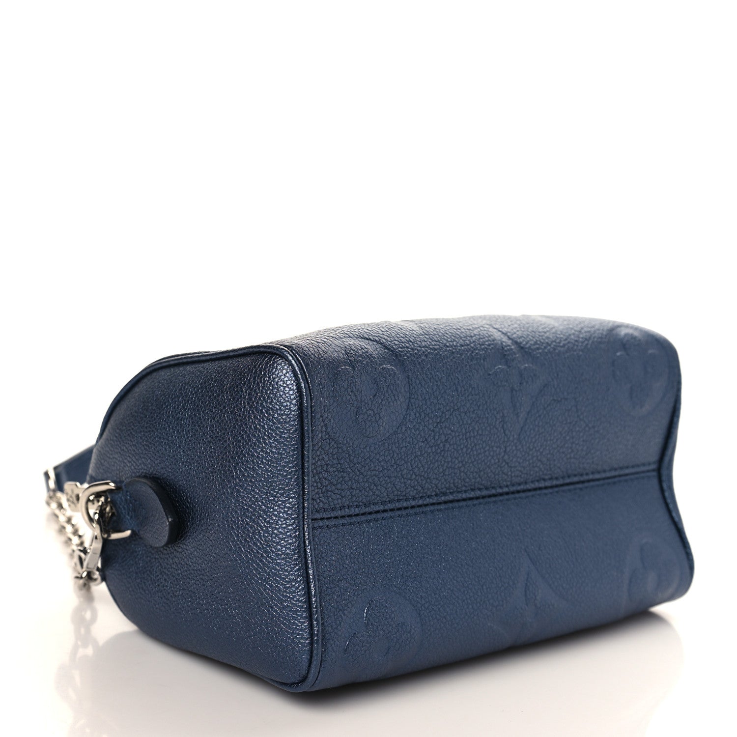 Louis Vuitton Metallic Empreinte Monogram Giant Speedy Bandouliere 20 Navy Nacre 4 of 8