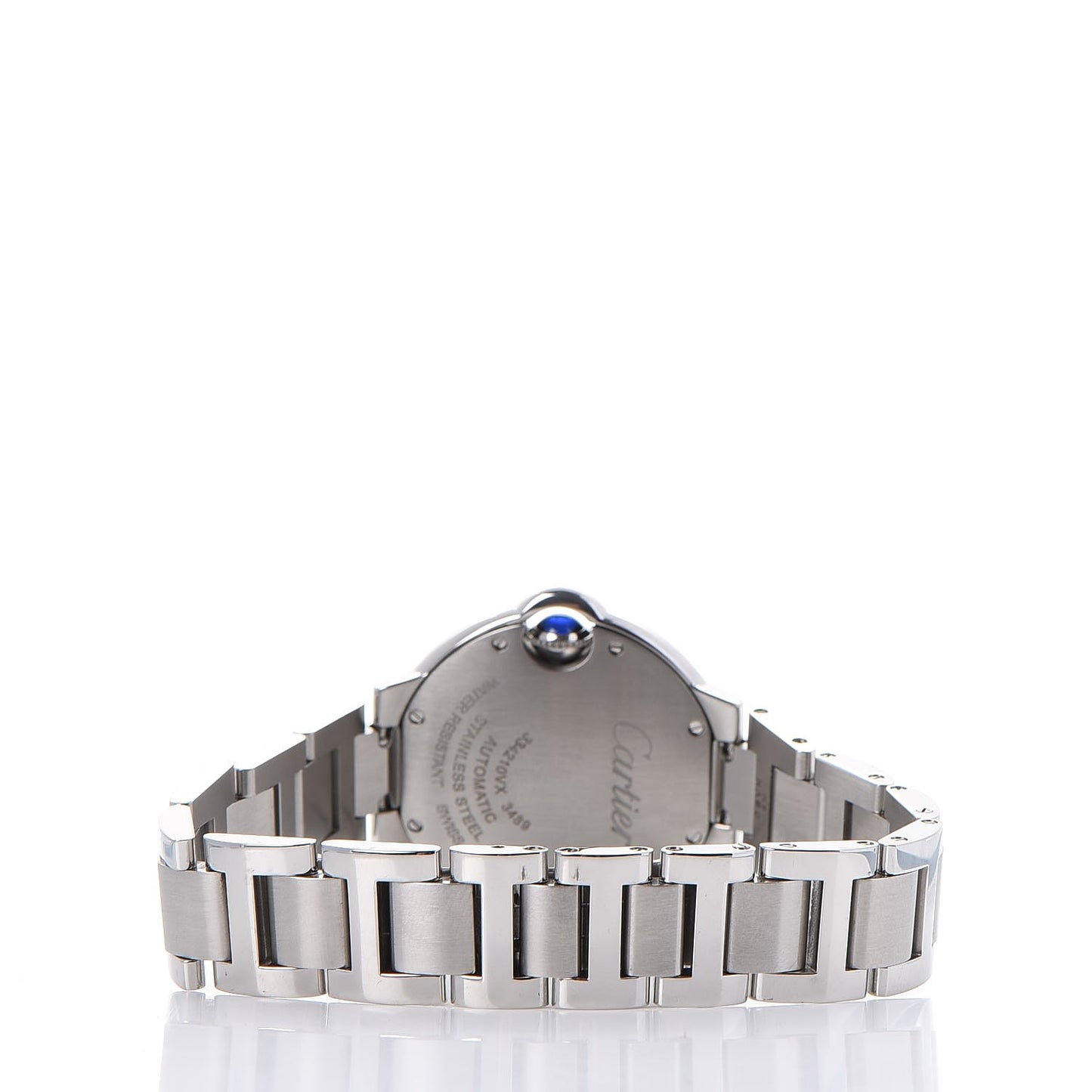 Stainless Steel Diamond 33mm Ballon Bleu De Automatic Watch