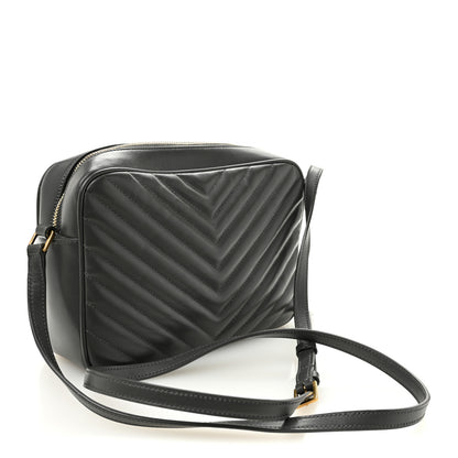 Saint Laurent Calfskin Matelasse Monogram Lou Camera Bag Storm 3 of 10