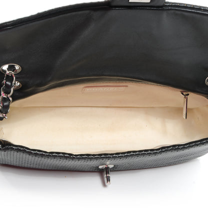 Chanel Lambskin Perforated Medium Baseball Spirit Black 5 of 8