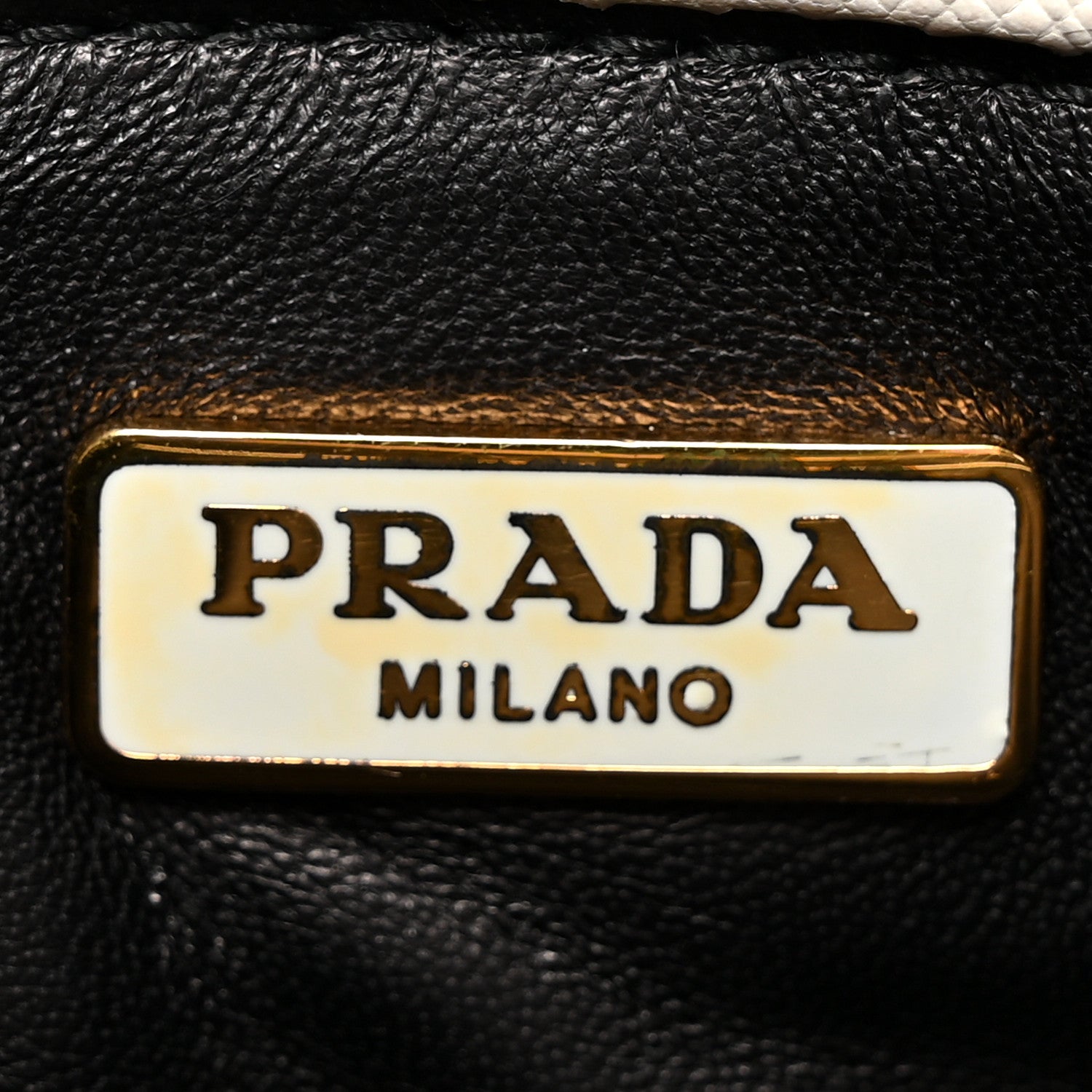 Prada Saffiano Lux Colorblock Clutch Black Talco 6 of 9