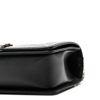 Chanel Caviar Quilted Medium Boy Flap Black 10 of 10